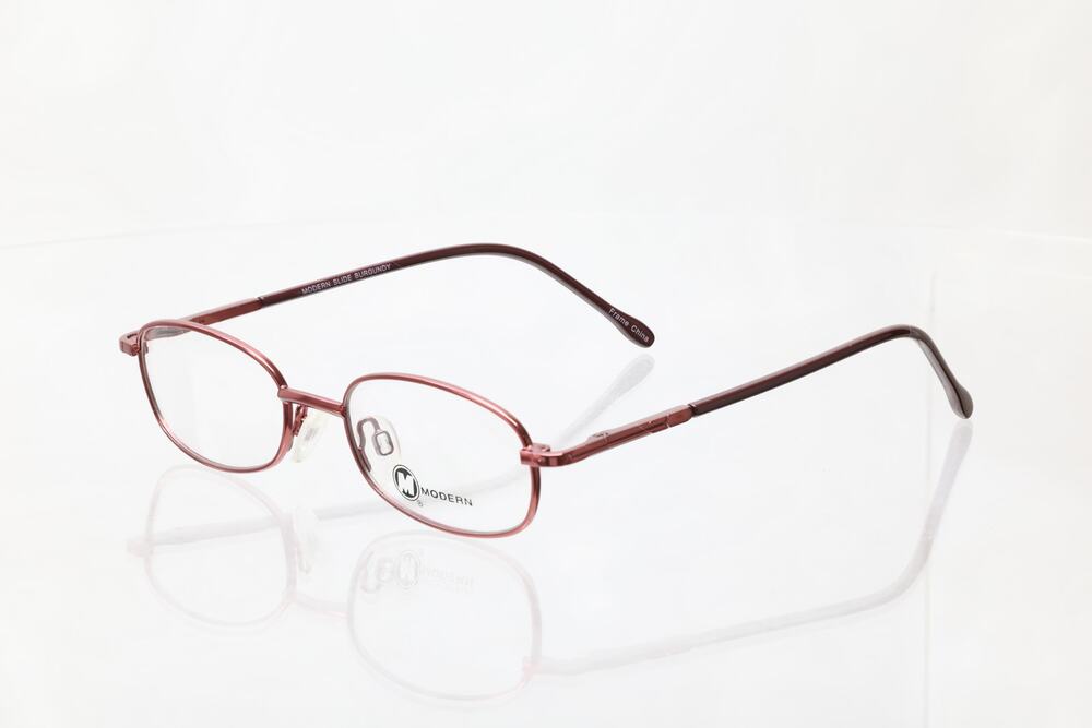 Modern Slide Burgundy 48-20-135mm Eyeglass FRAMES ONLY - NEW/WITHOUT TAGS